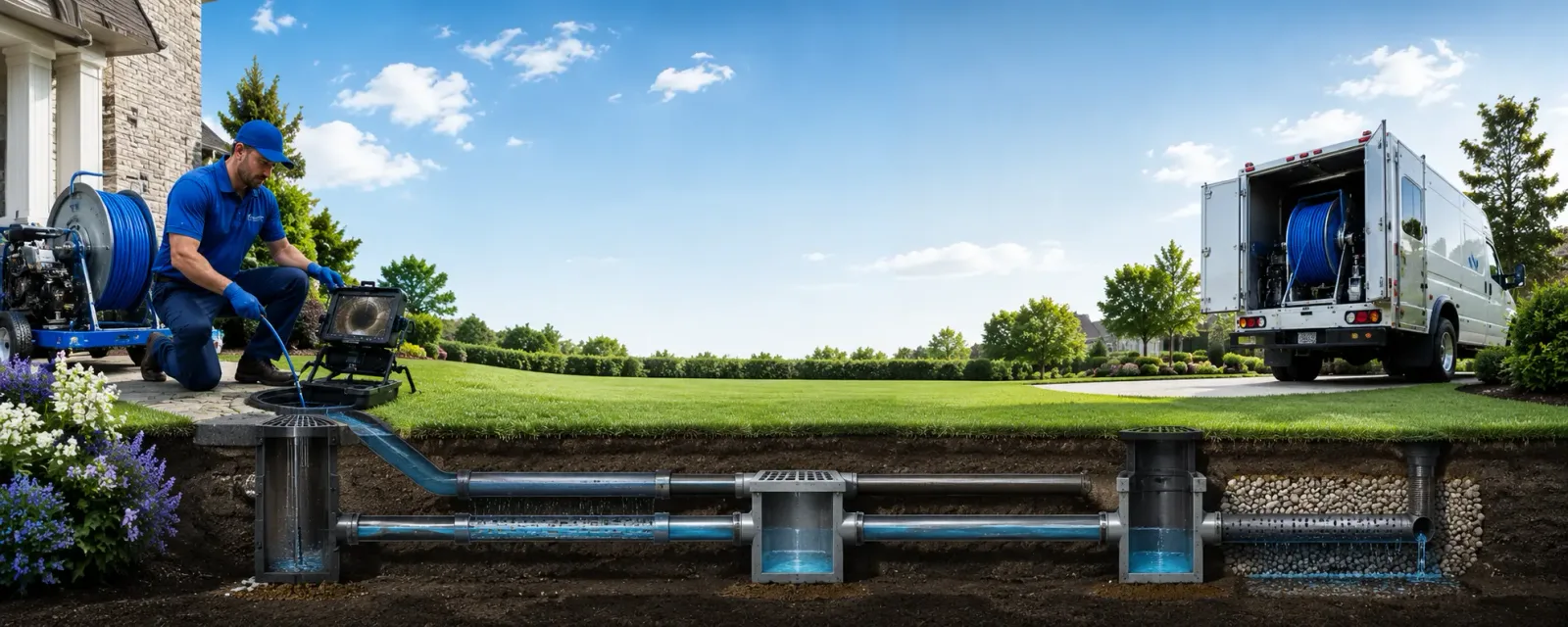 Outdoor drain cleaning information for Littleton, IL